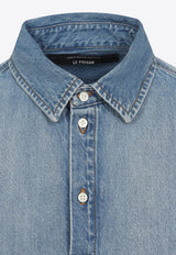 Simon De-Nîmes Faded Denim Shirt