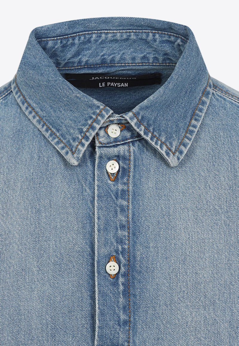 Simon De-Nîmes Faded Denim Shirt