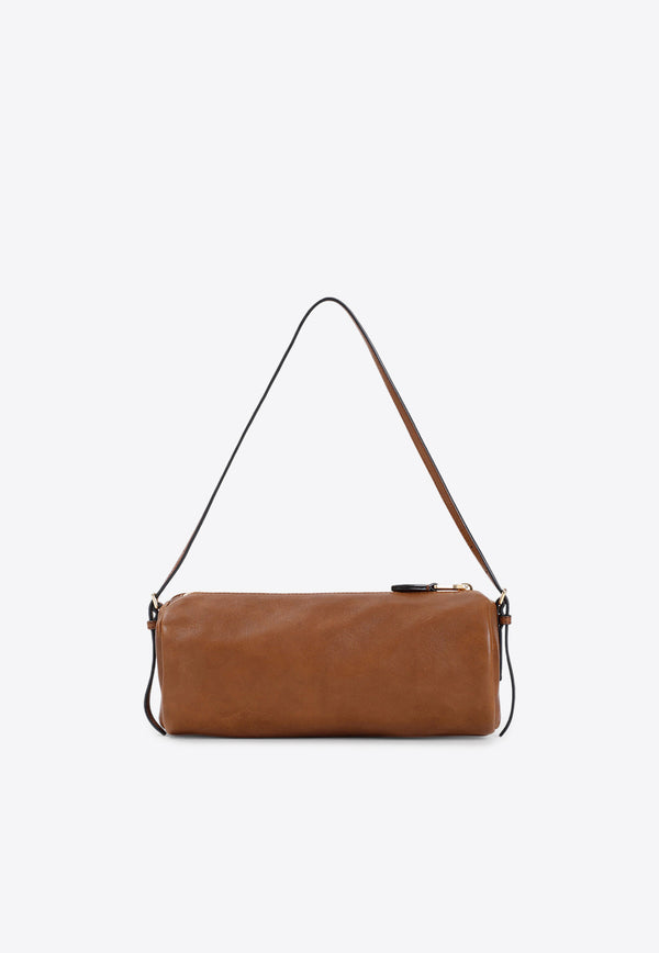 Logo Nappa Leather Pouch