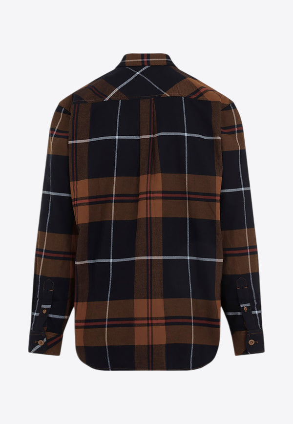 Checked Long-Sleeved Shirt