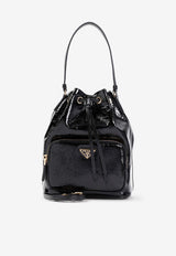 Naplak Patent Leather Bucket Bag