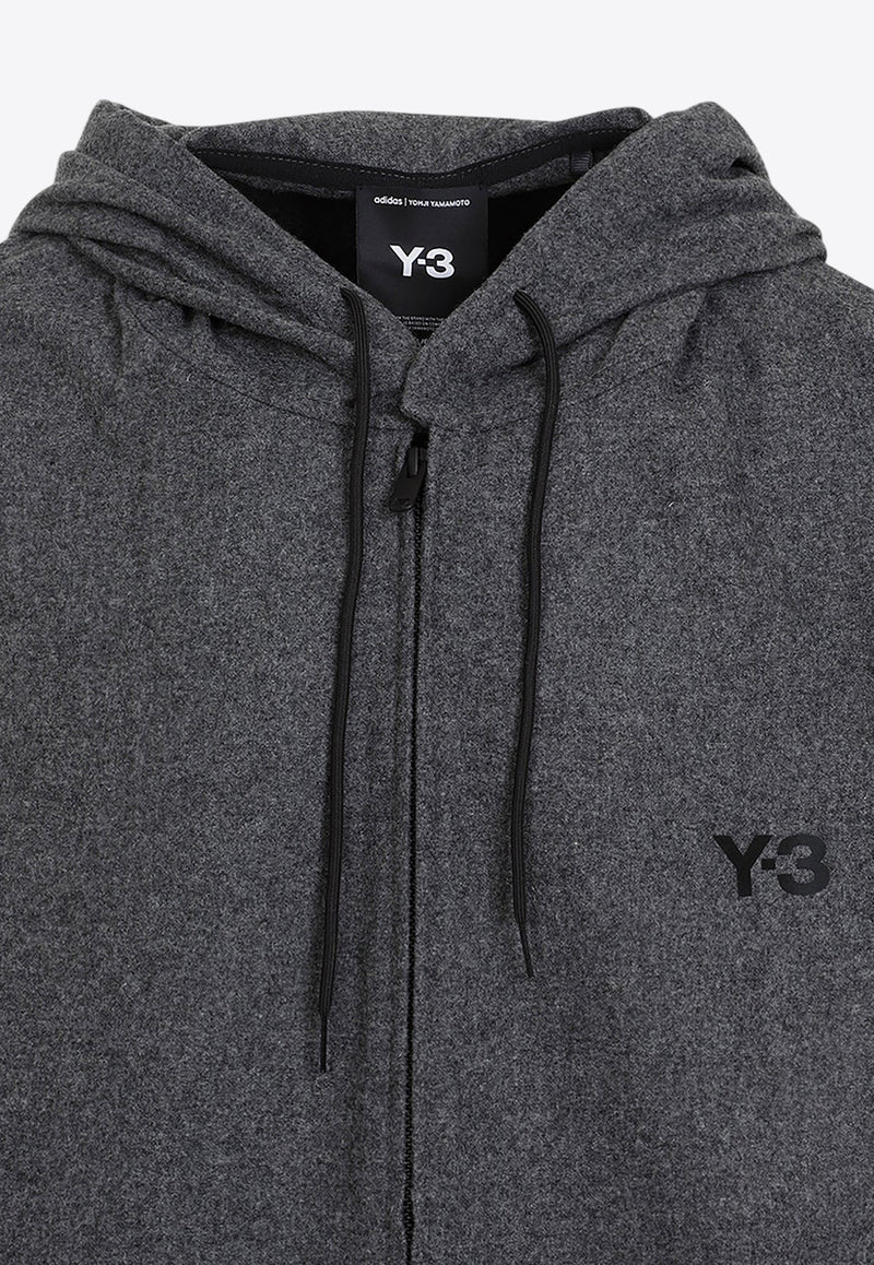 Logo Zip-Up Hoodie