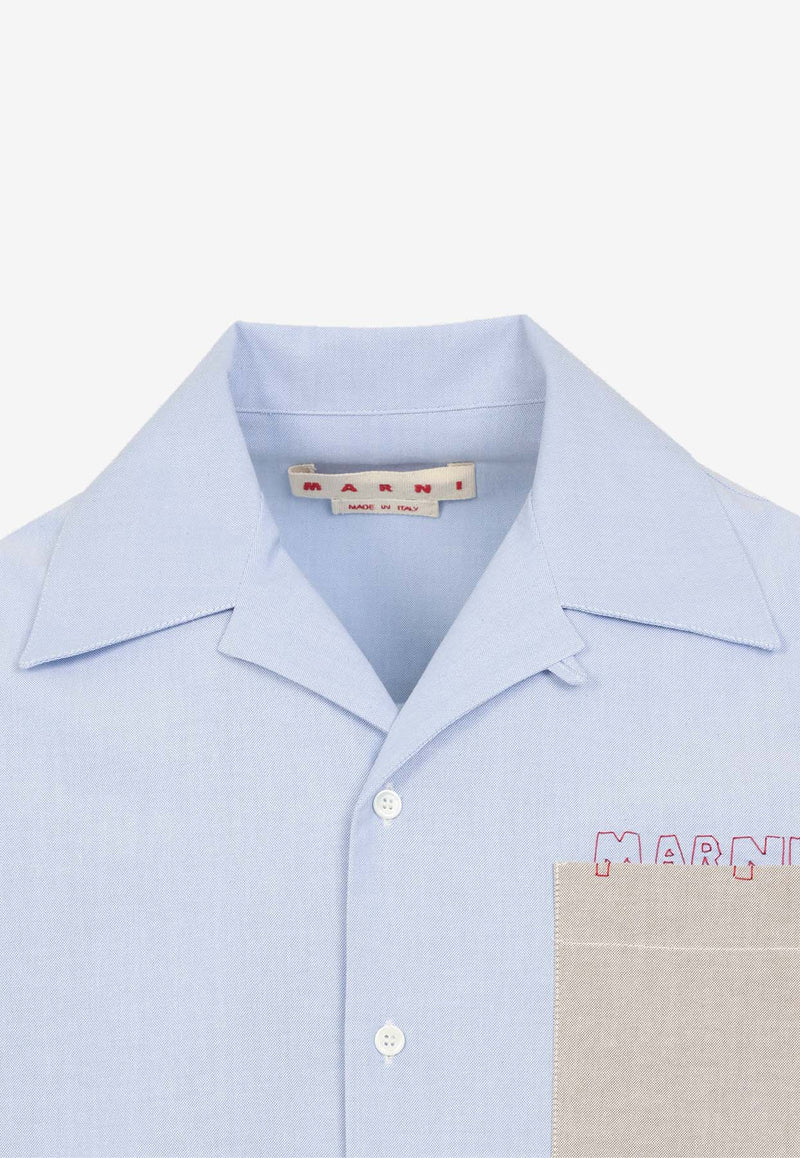 Logo-Embroidered Short-Sleeved Shirt