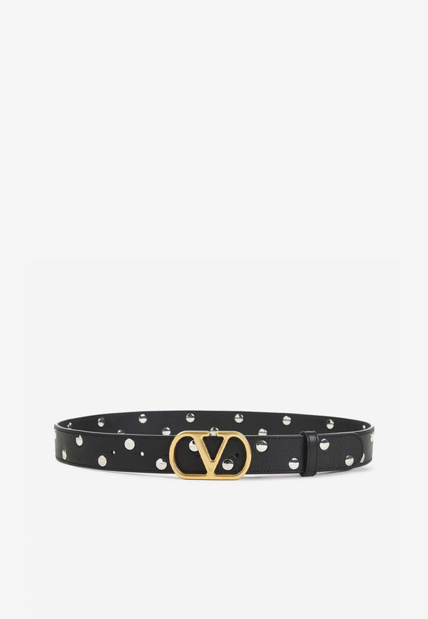 VLogo Studded Belt
