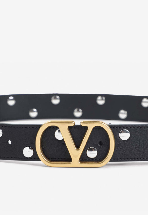 VLogo Studded Belt