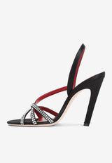 105 Crystal-Embellished Sandals