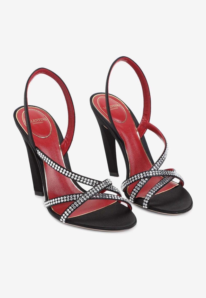 105 Crystal-Embellished Sandals