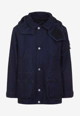 Logo Patch Windbreaker Jacket