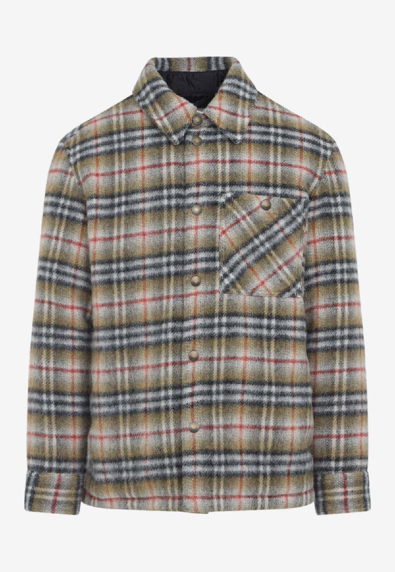Checked Wool Jacket