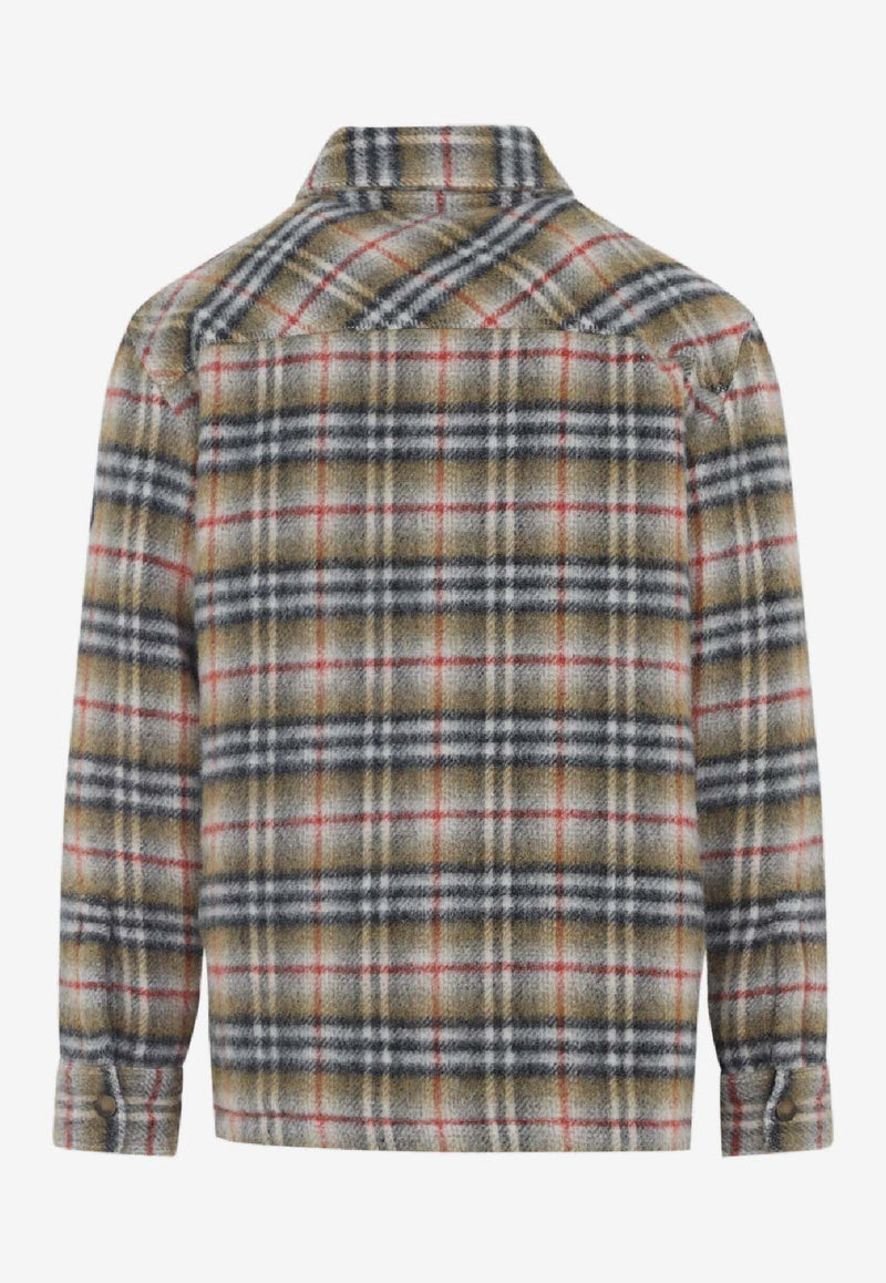 Checked Wool Jacket