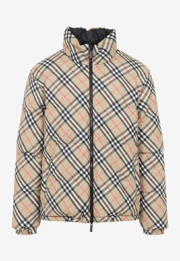 Snowdon Vintage Check Reversible Puffer Jacket