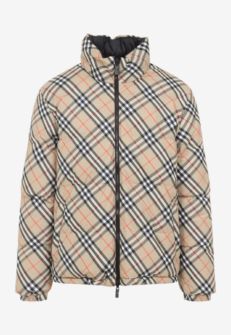 Snowdon Vintage Check Reversible Puffer Jacket