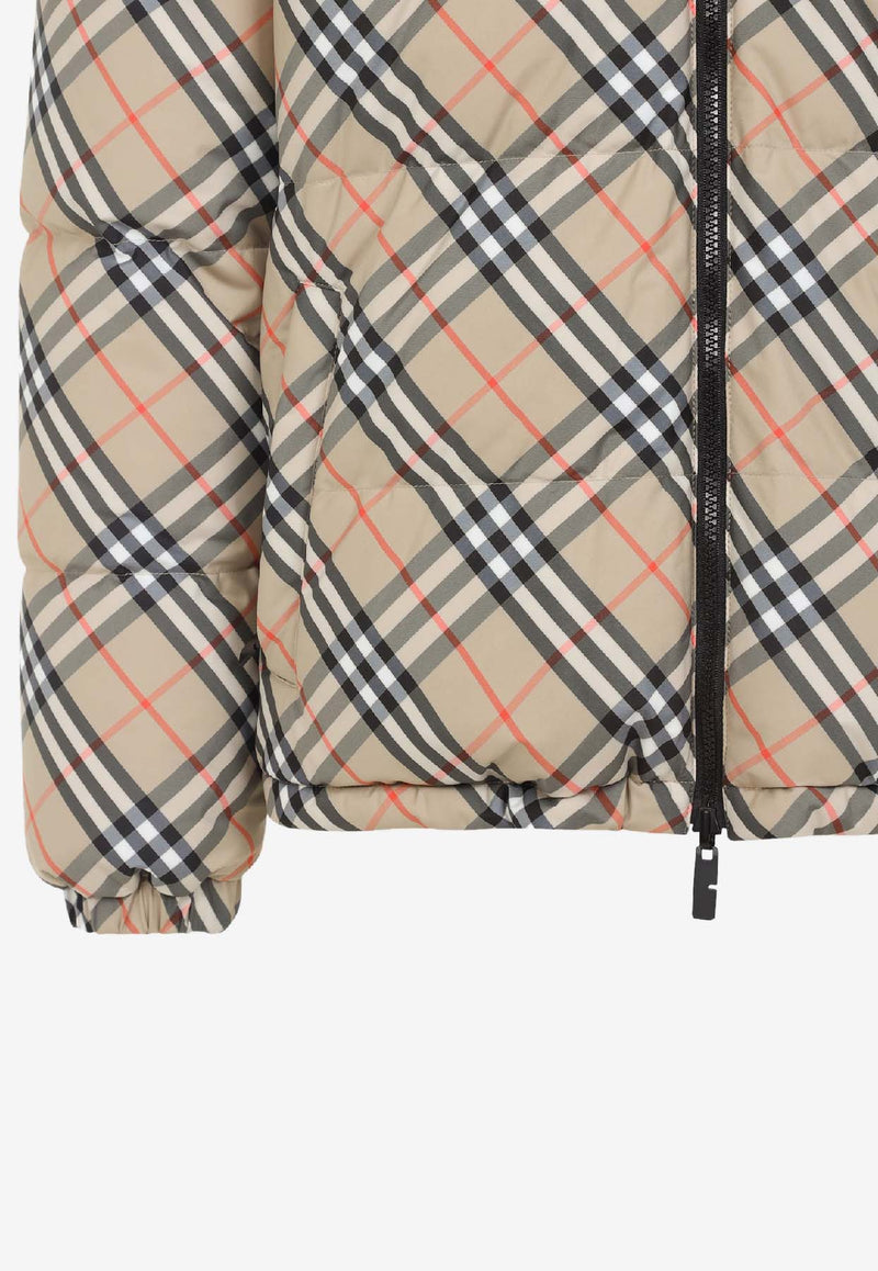 Snowdon Vintage Check Reversible Puffer Jacket