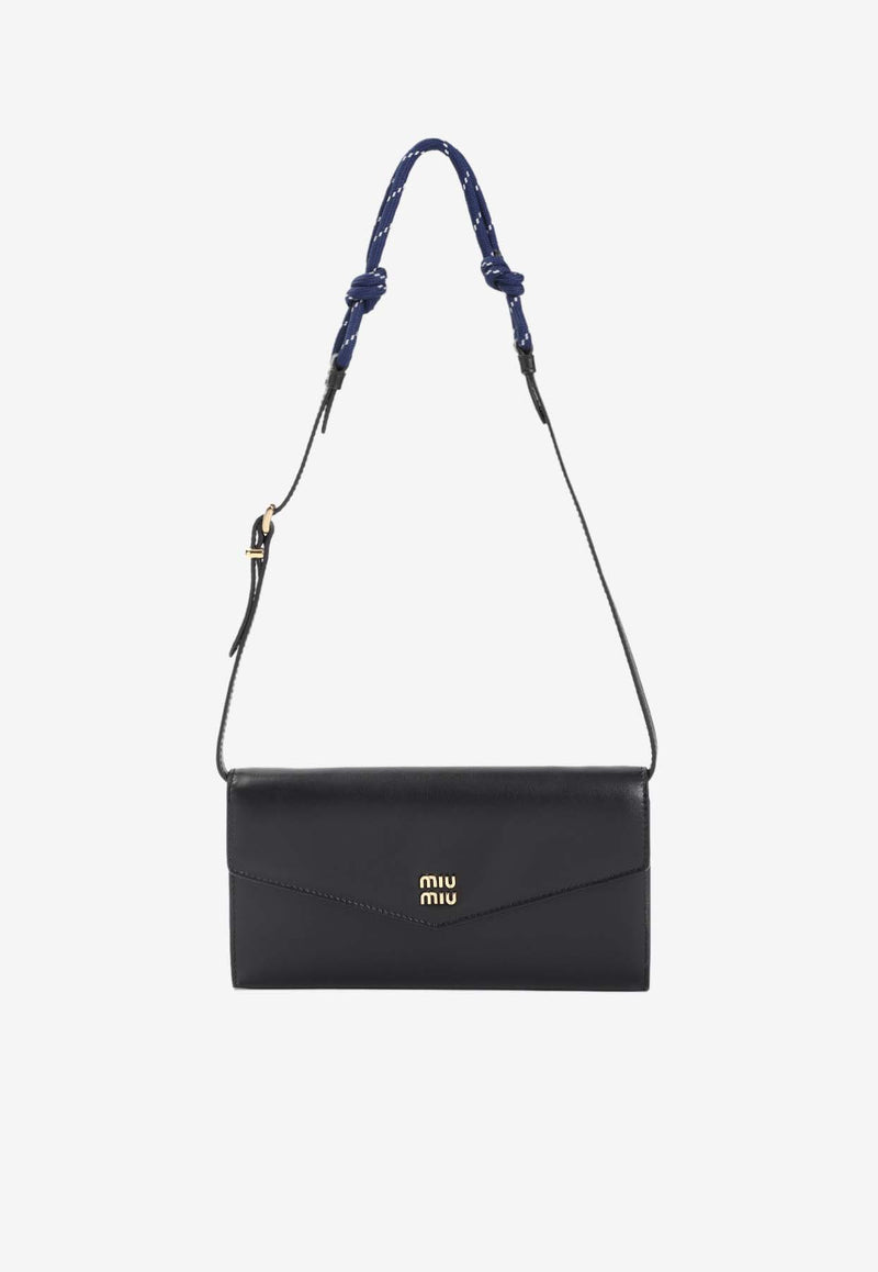 Logo Leather Shoulder Bag