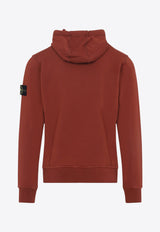 Logo Patch Drawstring Hoodie