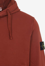 Logo Patch Drawstring Hoodie