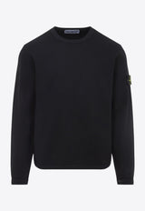 Logo Patch Crewneck Sweatshirt