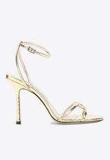 1998 Leo 100 Metallic Leather Sandals