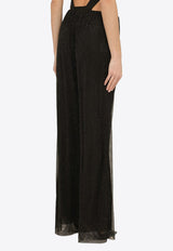 Philosophy Di Lorenzo Serafini Rhinestone Embellished Mesh Pants Black 03160725/O_PHILO-A0555