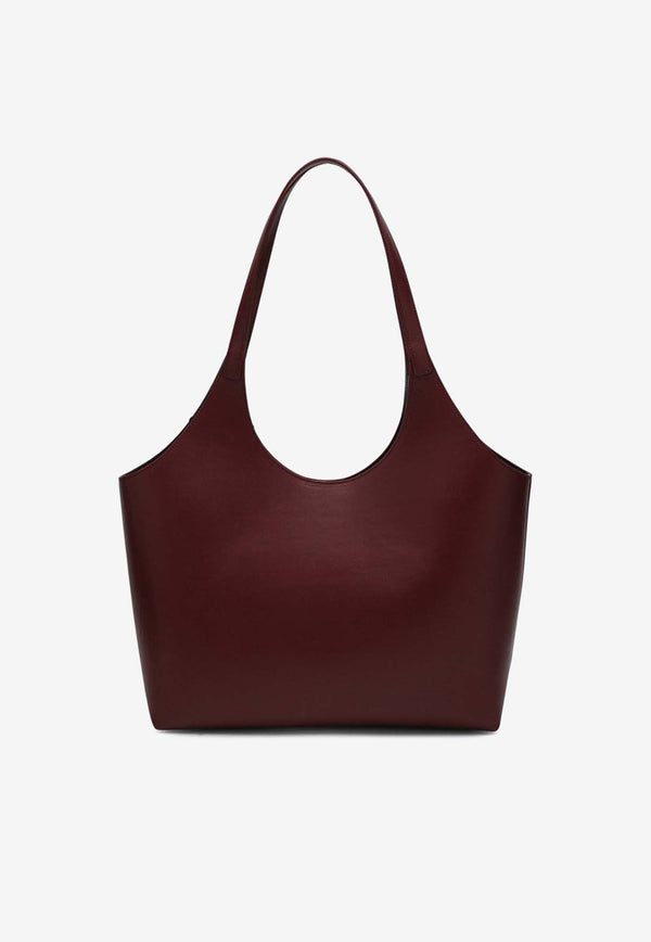 Aesther Ekme Cabas Leather Tote Bag Bordeaux 03SS25-1CBL08/Q_AESTH-232