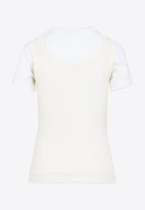 Layered Crewneck T-shirt