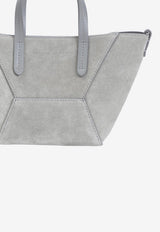 Duomini Suede Top Handle Bag