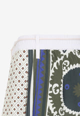 Bandana-Print Pajama Pants