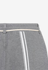 Paneled Track Shorts