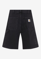 Double Knee Denim Shorts