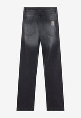 Landon Overwashed Straight-Leg Jeans
