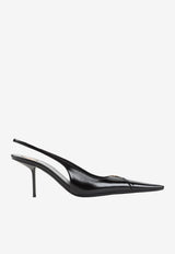 Babylone 75 Calf Leather Slingback Pumps