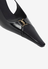 Babylone 75 Calf Leather Slingback Pumps