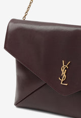 Envelope Pouch Calf Leather Shoulder Bag