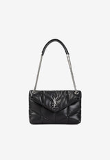 Small Puffer Nappa Leather Shoulder Bag