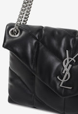 Small Puffer Nappa Leather Shoulder Bag