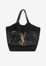 Icare Raffia Tote Bag
