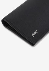 Signature Logo-Plaque Leather Wallet