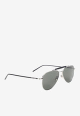 Cassandre Metal Aviator Sunglasses