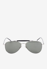 Cassandre Metal Aviator Sunglasses