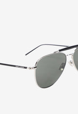 Cassandre Metal Aviator Sunglasses