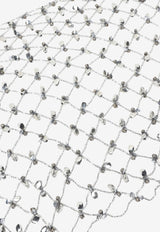 Beaded Mesh Scarf Necklace