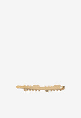 Logo Lettering Hair Clip