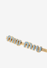 Logo Lettering Hair Clip