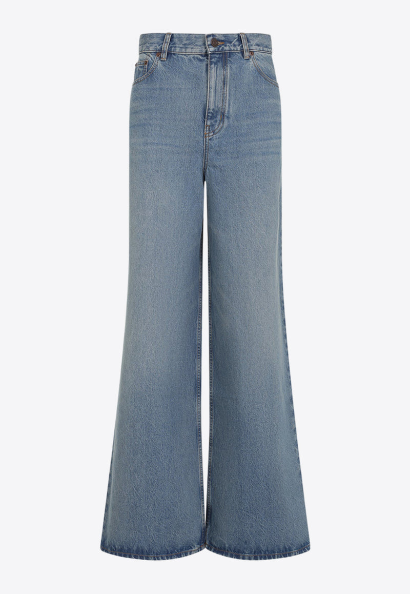 High-Rise Wide-Leg Jeans