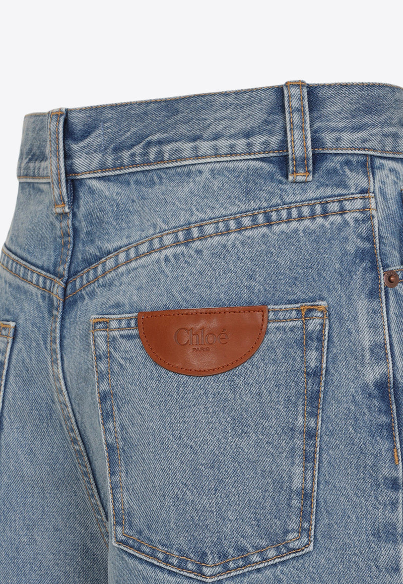 High-Rise Wide-Leg Jeans