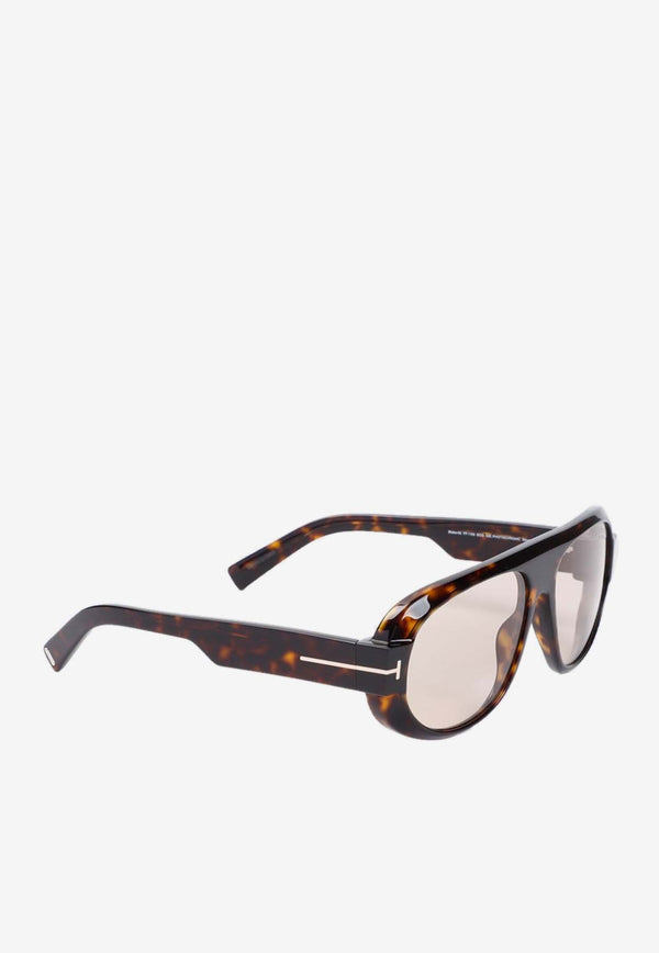Pilot Havana Print Sunglasses