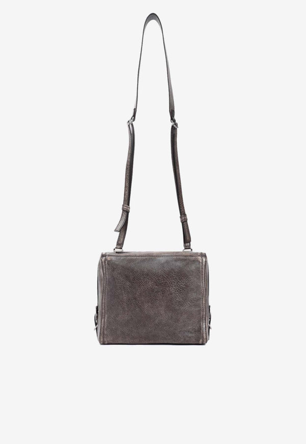 Small Pandora Crossbody Bag in Aged Leather