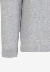 Logo Patch Wool Sweater