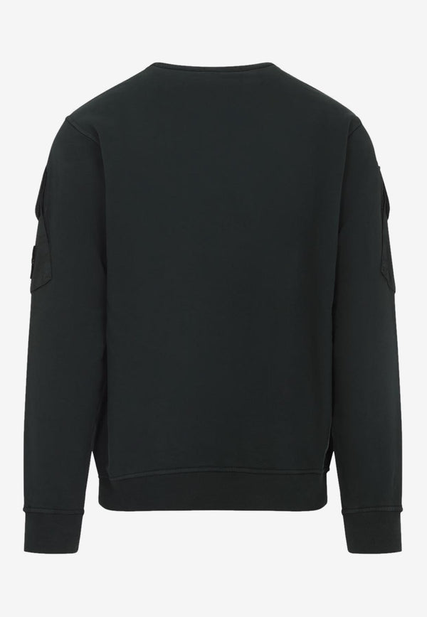 Logo Patch Pullover Sweatshirt