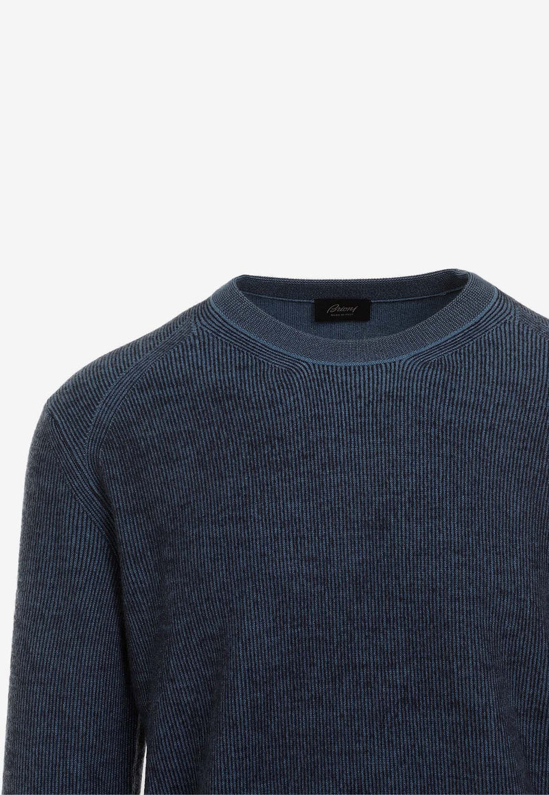 Ribbed Knit Cashmere Sweater